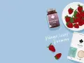 Kollagen, livsstil & hormoner. Pureness Kollagen Beauty-kapslar och kollagenpulver, med jordgubbar. Vad innehåller kollagen? Detta är ett kosttillskott för hud, hår och naglar.
