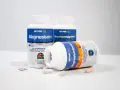 Flera burkar kosttillskott från Better You, inklusive Magnesium+ och Magnesiumtaurat. En burk med magnesiumtaurat ligger framför, med kapslar utspridda. Kan hjälpa mot extraslag.