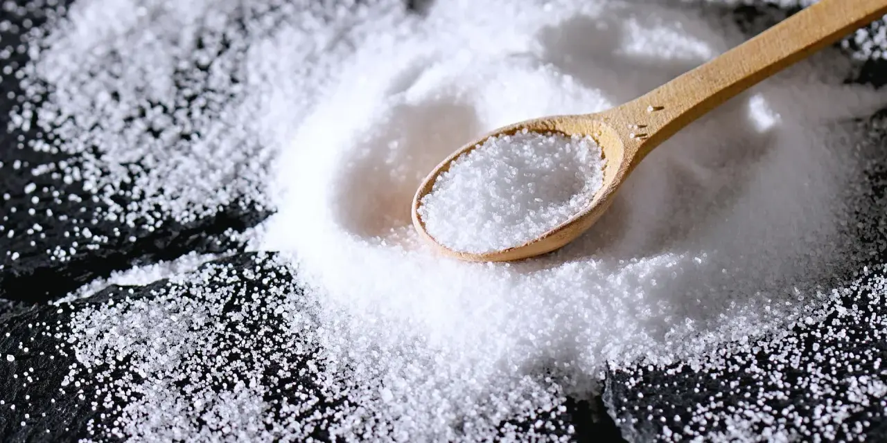 En träsked med salt, en påminnelse om att undvika jodbrist.